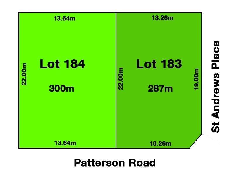 Lots 183 and 184 Patterson Road, Elizabeth Park SA 5113