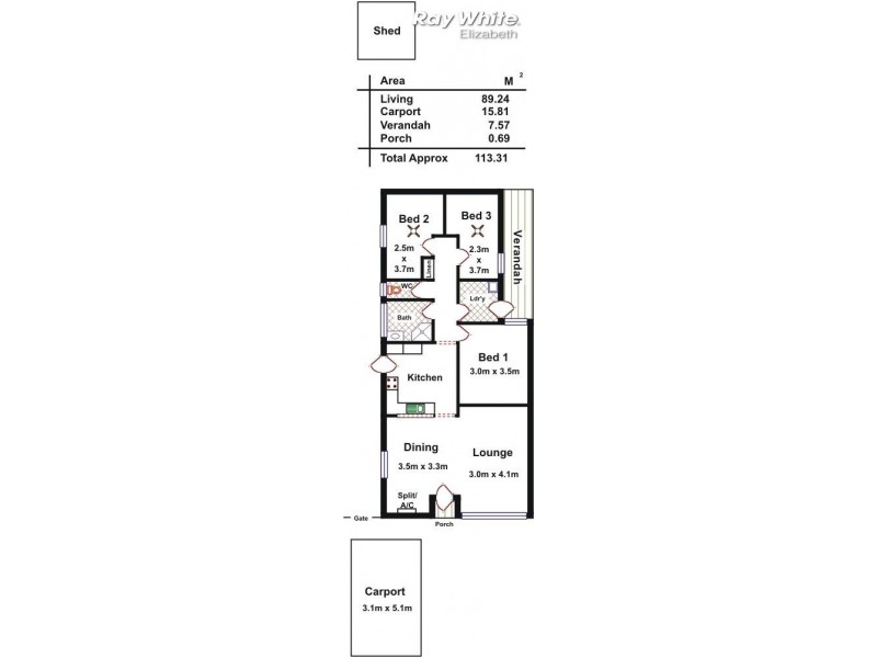 15a Wackett Street, Modbury Heights SA 5092 Floorplan