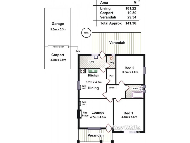 2 Mines Road, Campbelltown SA 5074 Floorplan