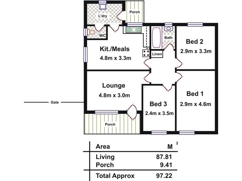 39 Wilkins Road, Elizabeth Downs SA 5113 Floorplan