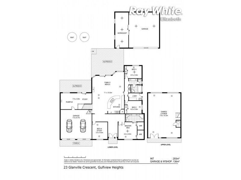 23 Glanville Crescent, Gulfview Heights SA 5096 Floorplan