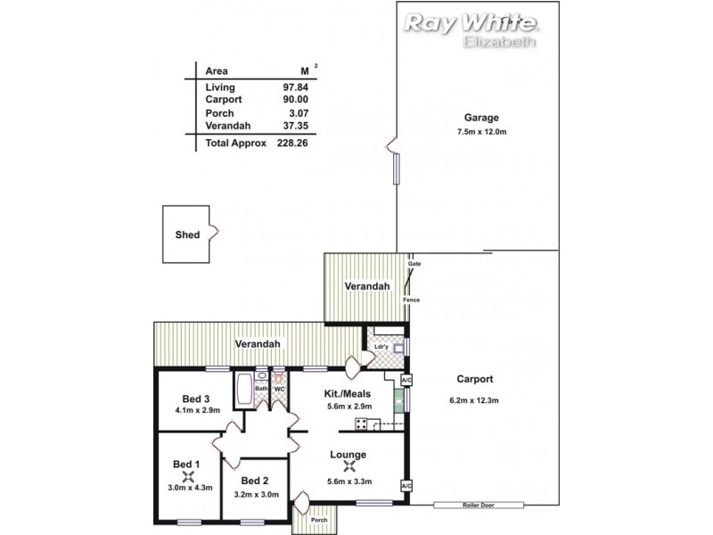 23. Crisp Road., Elizabeth Downs SA 5113 Floorplan