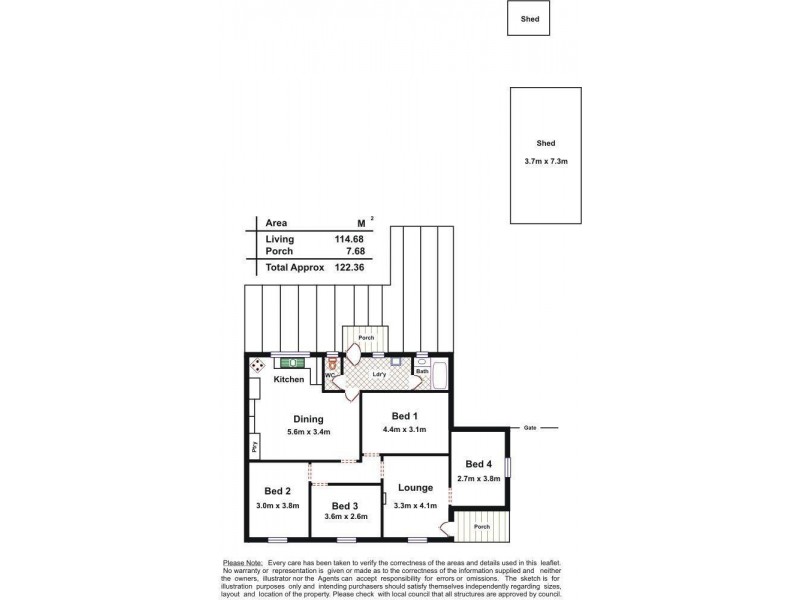 23 Turnbull Rd, Elizabeth Downs SA 5113 Floorplan