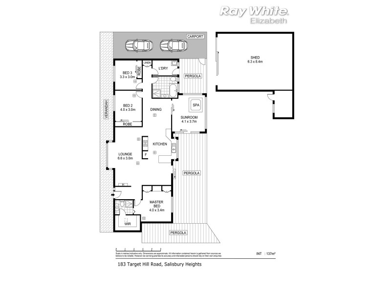 183 Target Hill Road, Salisbury Heights SA 5109 Floorplan