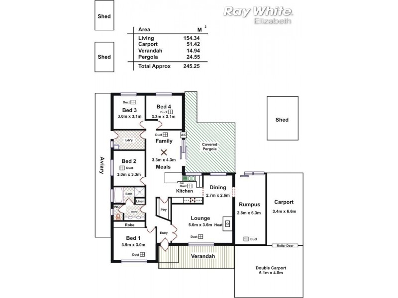 18 Shepley Crescent, Burton SA 5110 Floorplan