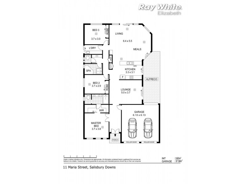 11 Maria Street, Salisbury Downs SA 5108 Floorplan