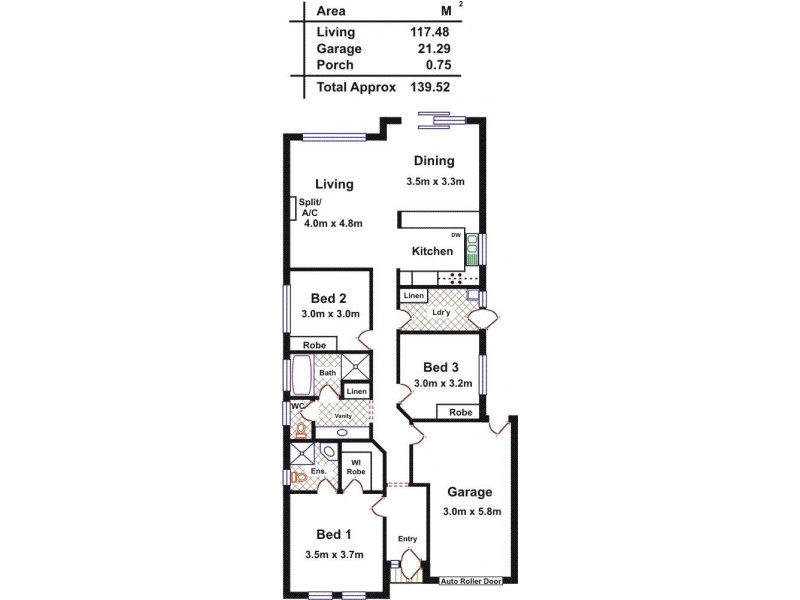 4 Hull Street, Elizabeth East SA 5112 Floorplan