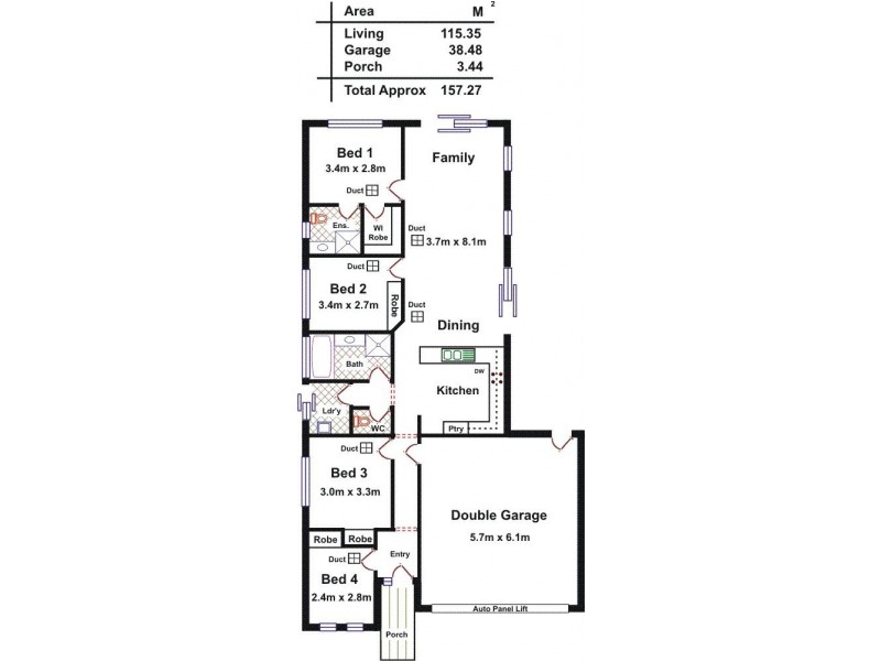 4 Dolcetto Street, Andrews Farm SA 5114 Floorplan