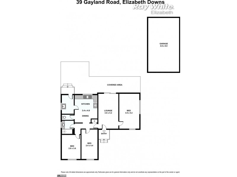 39 Gayland Road, Elizabeth Downs SA 5113 Floorplan