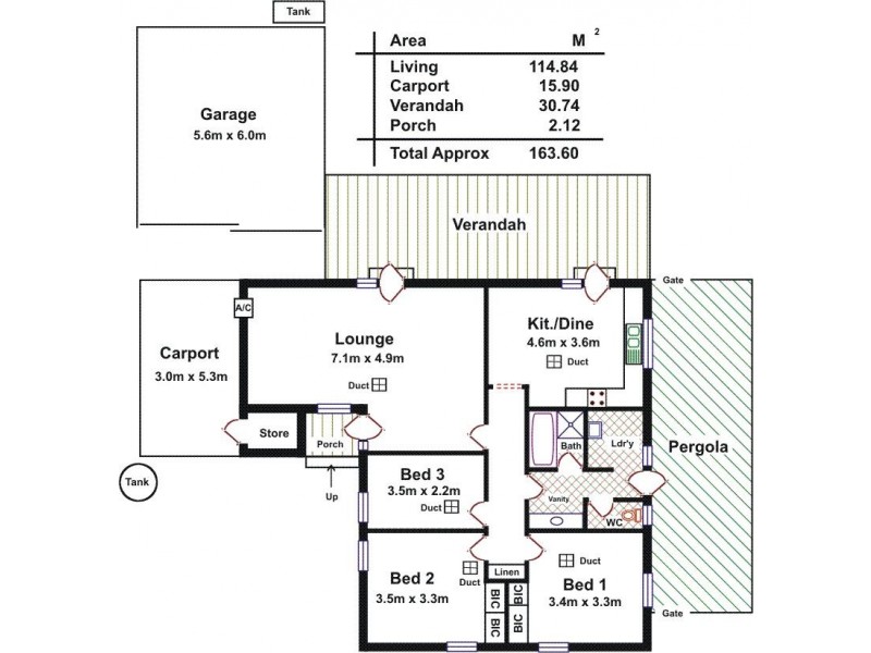 5 Cardnell Crescent, Elizabeth East SA 5112 Floorplan