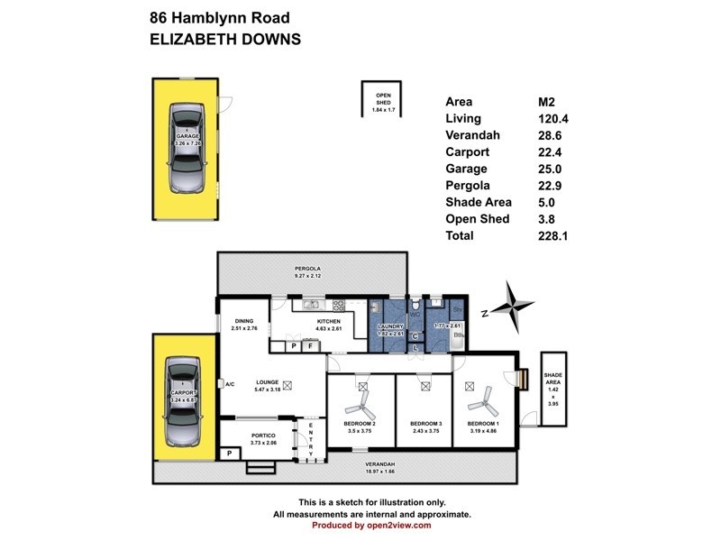 86 Hamblynn Road, Elizabeth Downs SA 5113 Floorplan