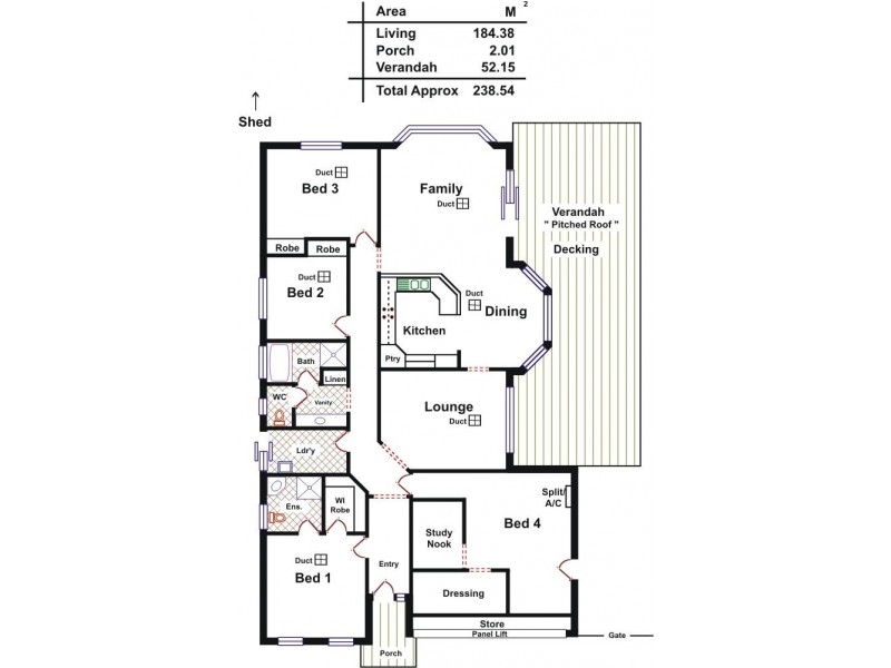 11 Enterprise Circuit, Andrews Farm SA 5114 Floorplan