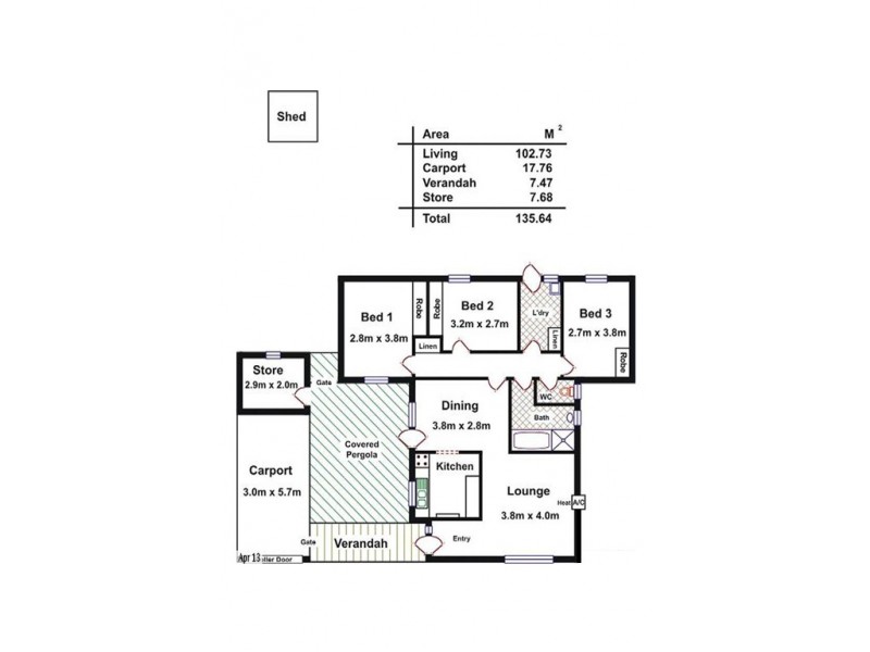 12 Myall Avenue, Munno Para SA 5115 Floorplan