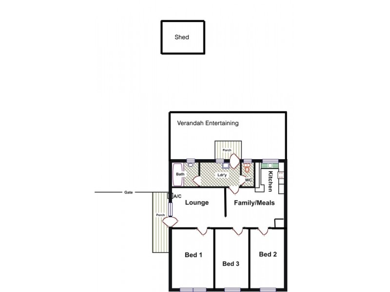 23 Benham Street, Elizabeth East SA 5112 Floorplan