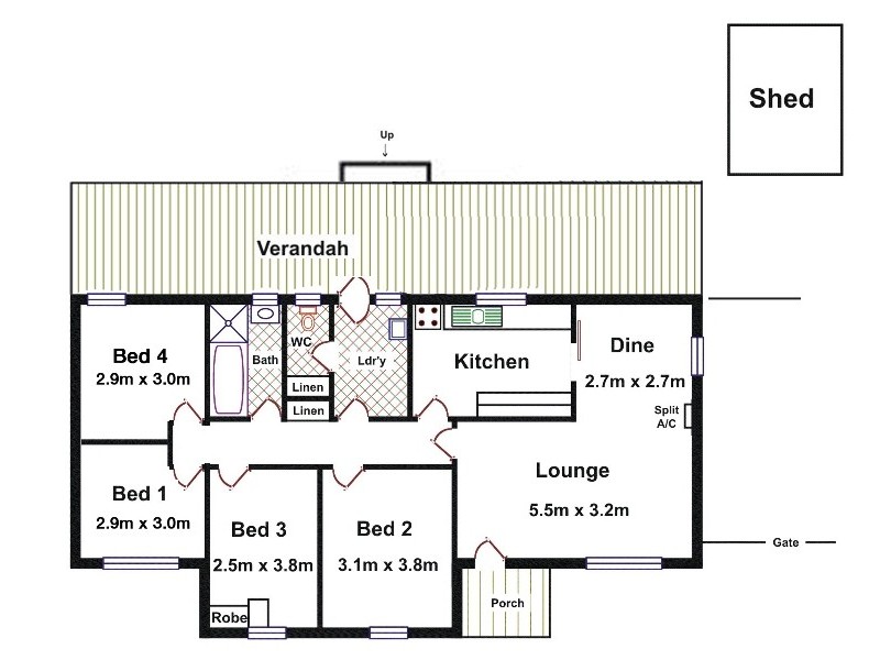 39 Marshalsea Road, Elizabeth Park SA 5113 Floorplan