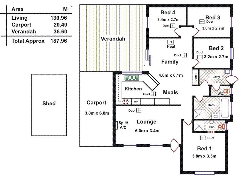 48 Pederick Road, Lewiston SA 5501 Floorplan