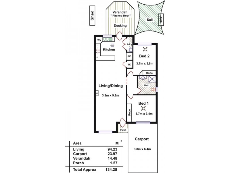 U4/25 Fradd Court, Angle Vale SA 5117 Floorplan