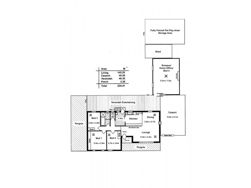 12 Ballard Street, Elizabeth East SA 5112 Floorplan