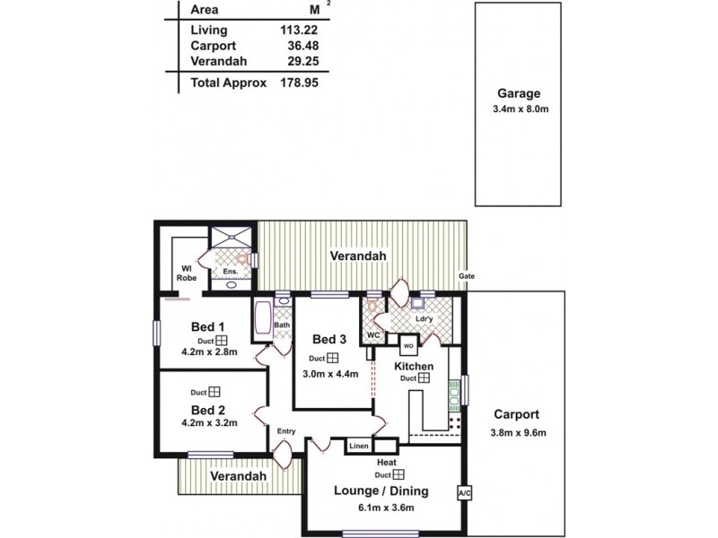 13 Short Road, Elizabeth SA 5112 Floorplan