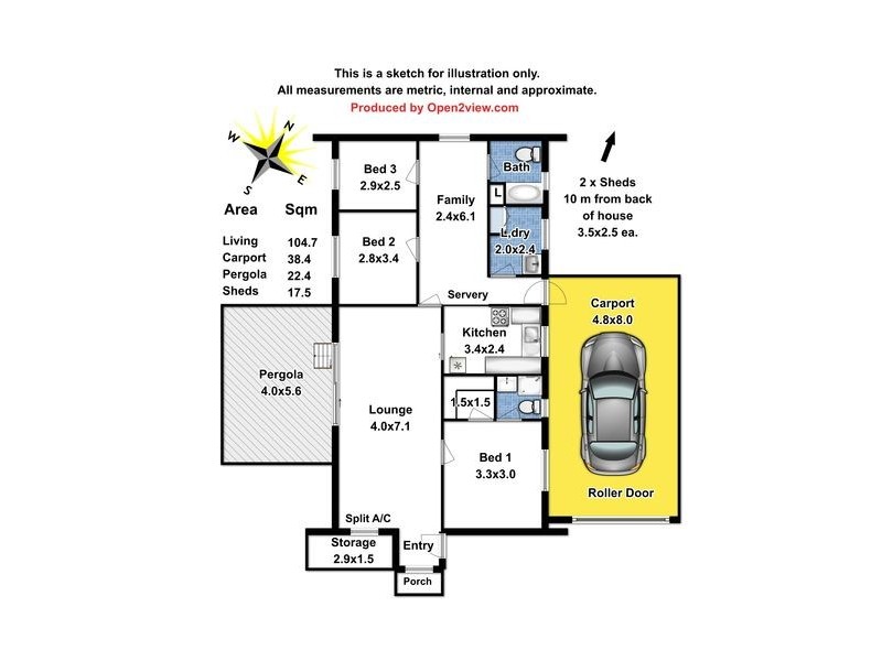 37 St Leonard Crescent, Elizabeth Downs SA 5113 Floorplan