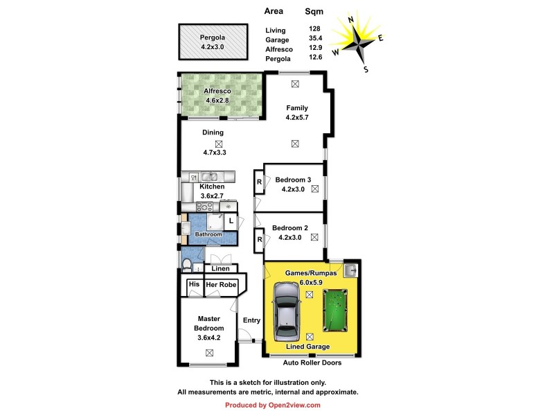 3 Darryl Street, Blakeview SA 5114 Floorplan