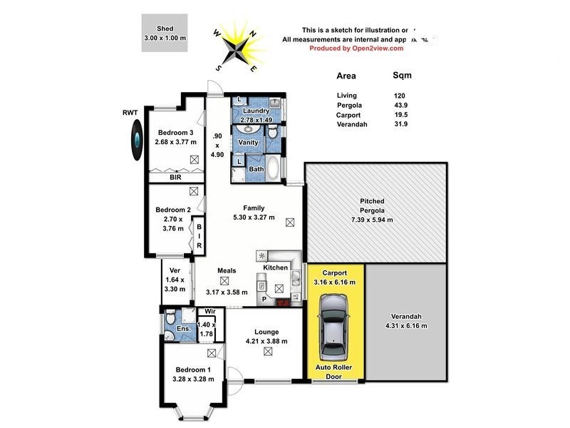 6 President Ave, Andrews Farm SA 5114 Floorplan