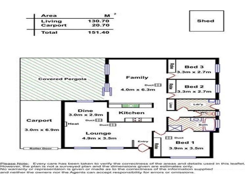 14 Grace Avenue, Andrews Farm SA 5114 Floorplan
