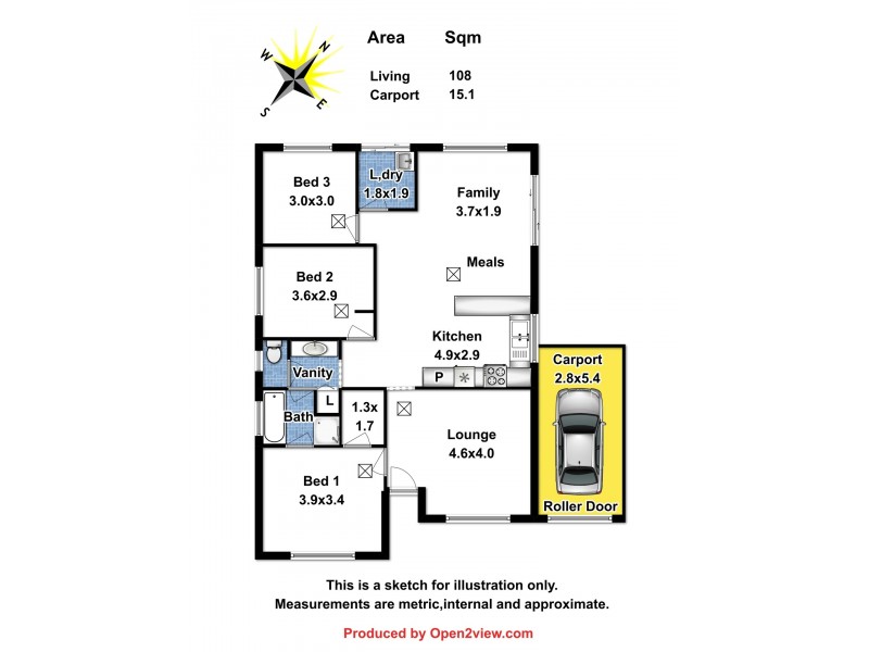 4 Dylan Close, Munno Para West SA 5115 Floorplan