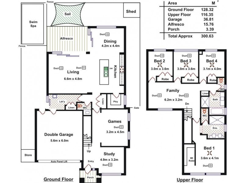 8 Brown Hill Close, Blakeview SA 5114 Floorplan