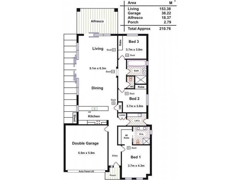 14 Burnlea Parade, Blakeview SA 5114 Floorplan