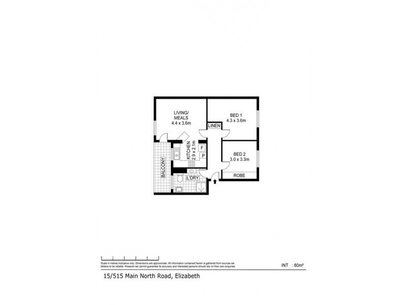 15/515 Main North Road, Elizabeth SA 5112 Floorplan