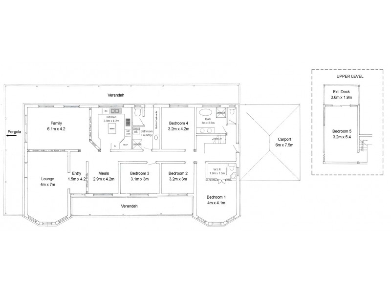 164 Downers Road, Oakbank SA 5243 Floorplan