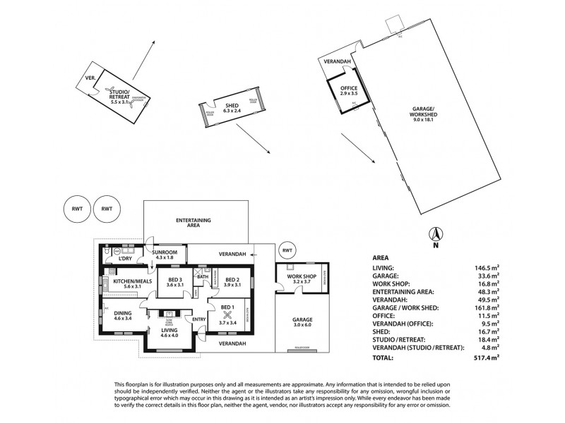 867c Callington Road, Hartley SA 5255 Floorplan