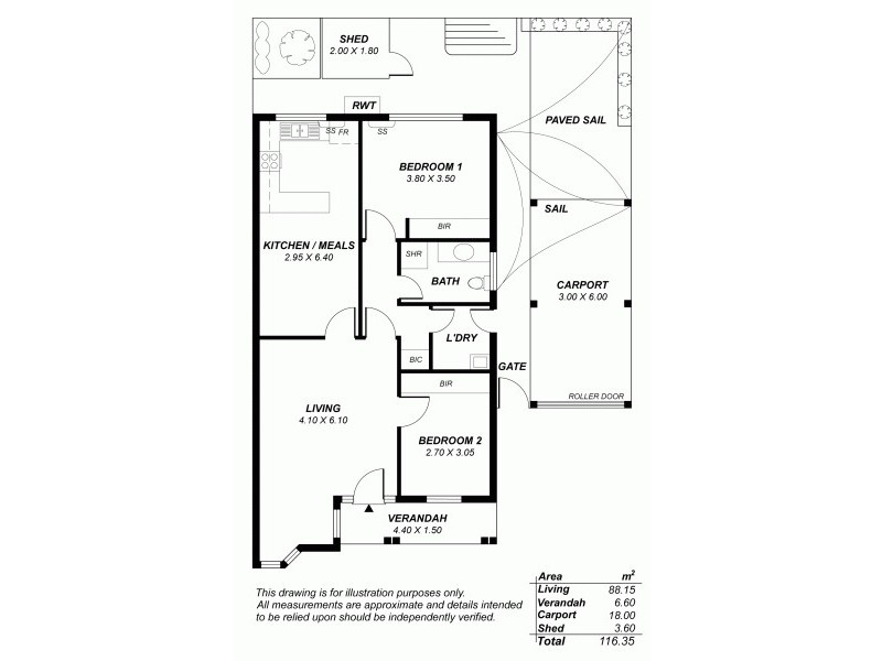 2/12 Cameron Road, Mount Barker SA 5251 Floorplan