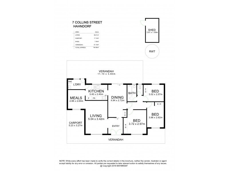 7 Collins Street, Hahndorf SA 5245 Floorplan