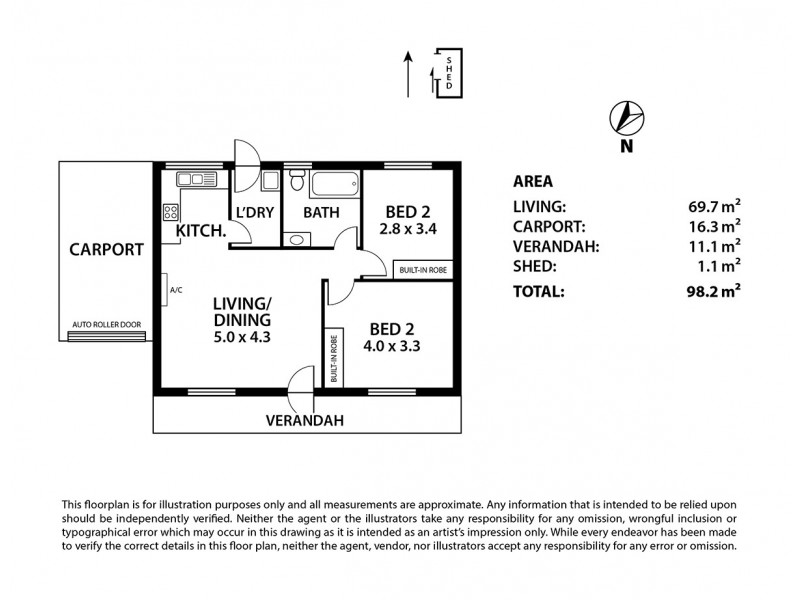 2/12 Gabb Court, Nairne SA 5252 Floorplan
