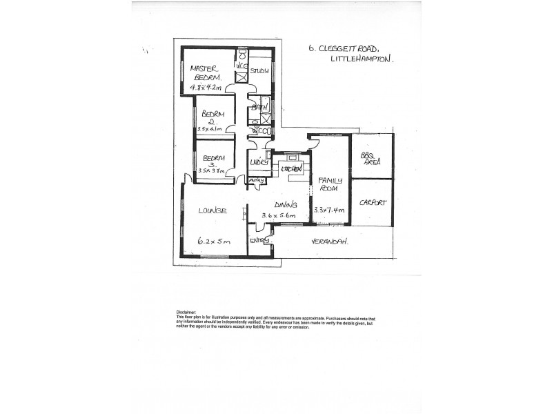 6 Cleggett Road, Littlehampton SA 5250 Floorplan