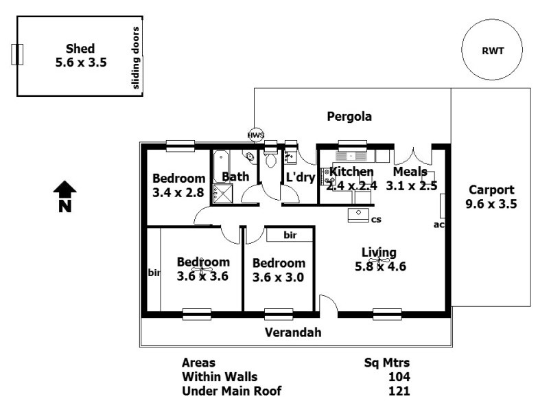 1a Sims Road, Mount Barker SA 5251 Floorplan