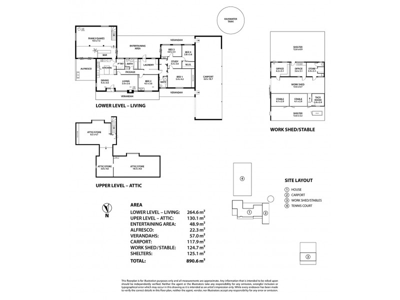 19 Martins Road, Oakbank SA 5243 Floorplan
