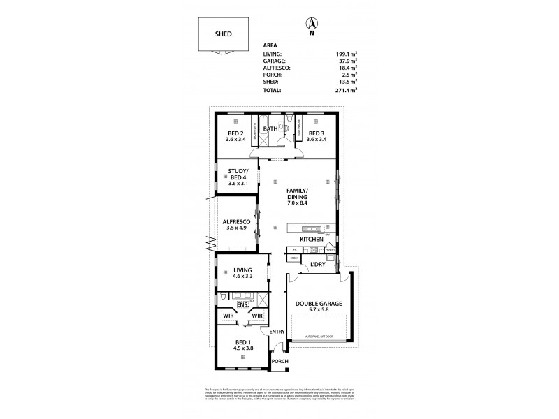 113 Bluestone Drive, Mount Barker SA 5251 Floorplan