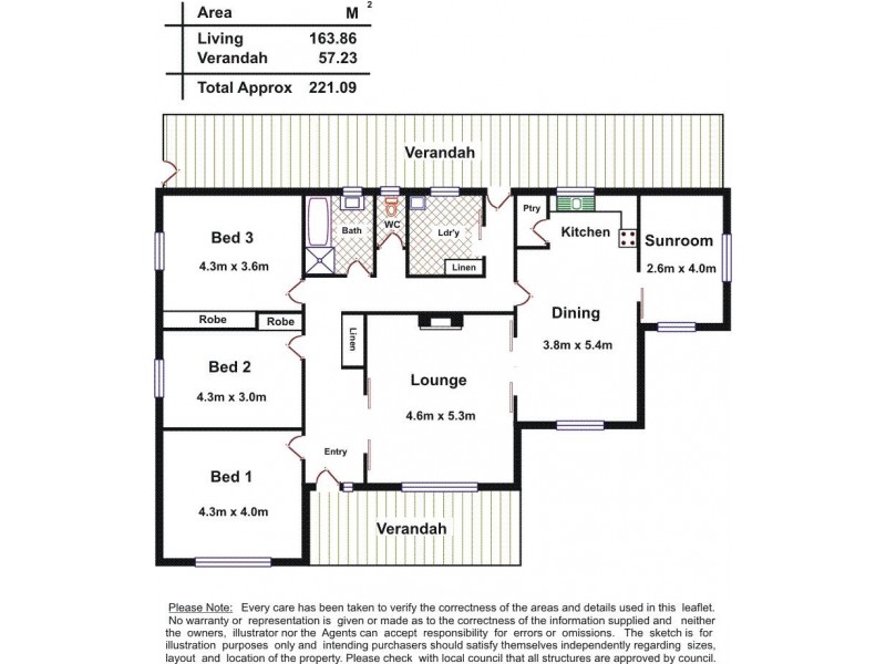 1547 Harrogate Road, Harrogate SA 5244 Floorplan