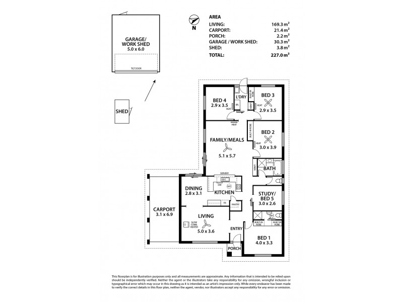 7 Hakea Court, Bridgewater SA 5155 Floorplan
