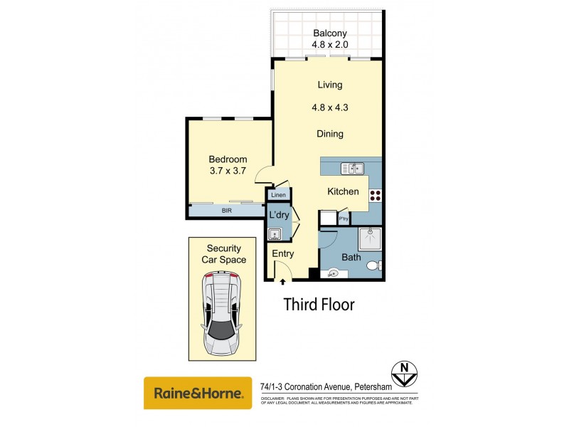74/1-3 Coronation Avenue, Petersham NSW 2049 Floorplan
