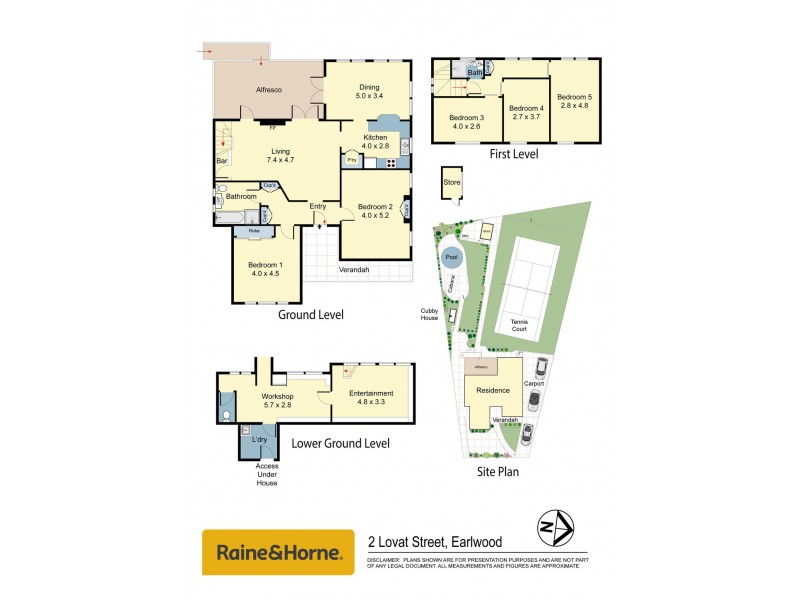 2 Lovat Avenue, Earlwood NSW 2206 Floorplan