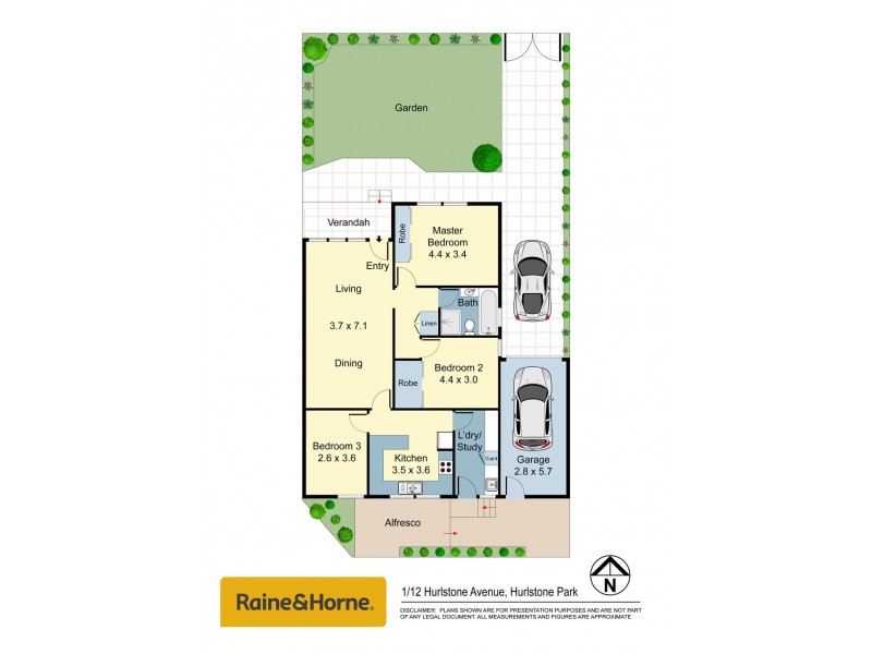 1/12 Hurlstone Avenue, Hurlstone Park NSW 2193 Floorplan