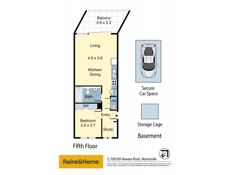 C708/359 Illawarra Road, Marrickville NSW 2204 Floorplan