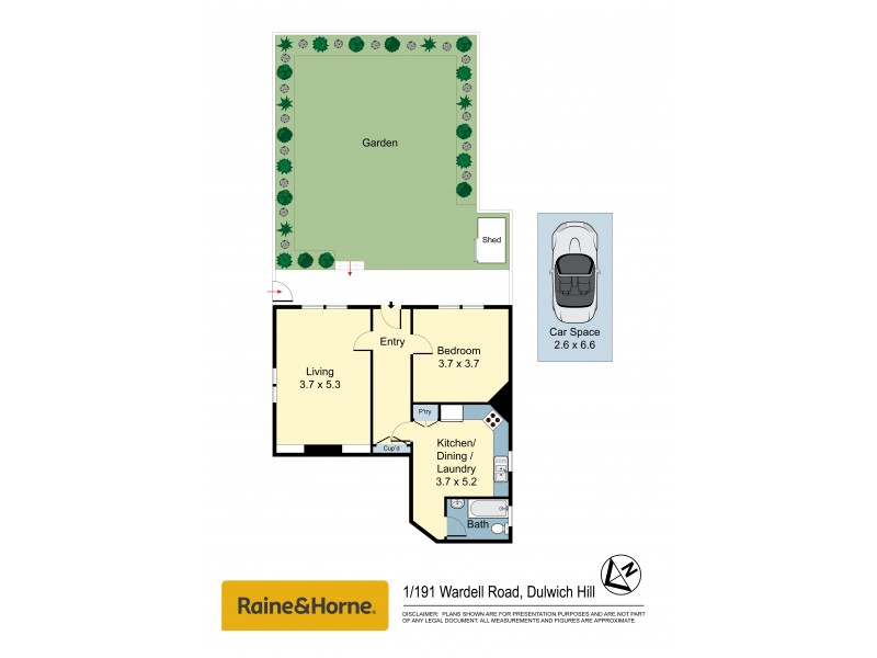1/191 Wardell Road, Dulwich Hill NSW 2203 Floorplan