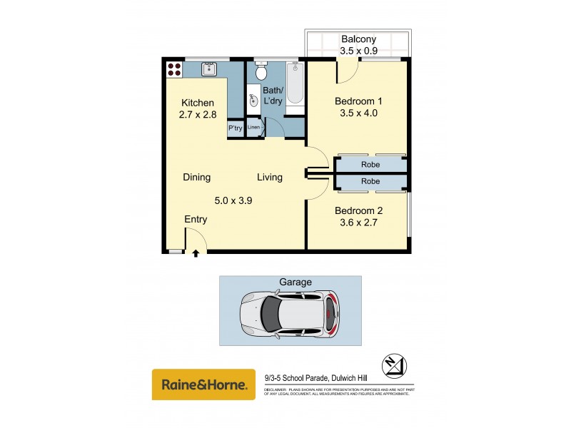 9/3-5 School Parade, Marrickville NSW 2204 Floorplan