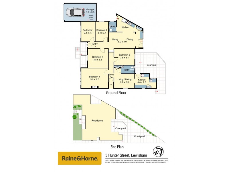 3 Hunter Street, Lewisham NSW 2049 Floorplan