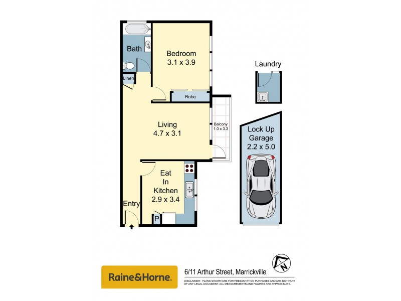 6/11 Arthur Street, Marrickville NSW 2204 Floorplan
